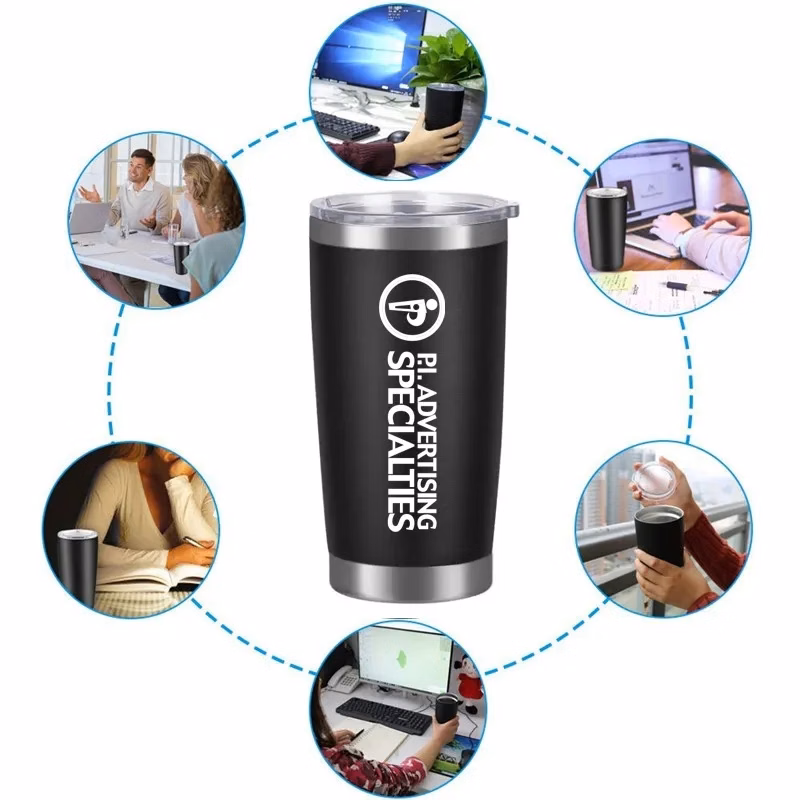 20oz Tumbler Stainless Steel Vacuum Insulated Mug with Lid