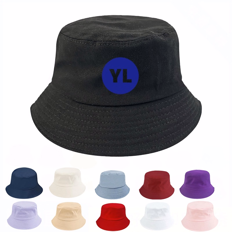 Embroidery Cotton Bucket Sun Hat