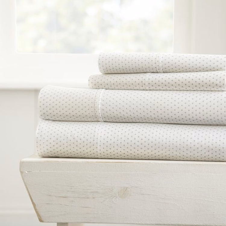 Premium Sheet Sets - Gray Dotted Twin 3 Piece