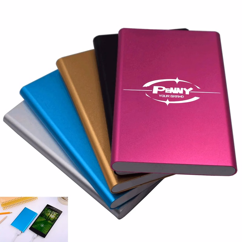 10000 mAh Ultra Slim Phone Power Bank Portable Charger