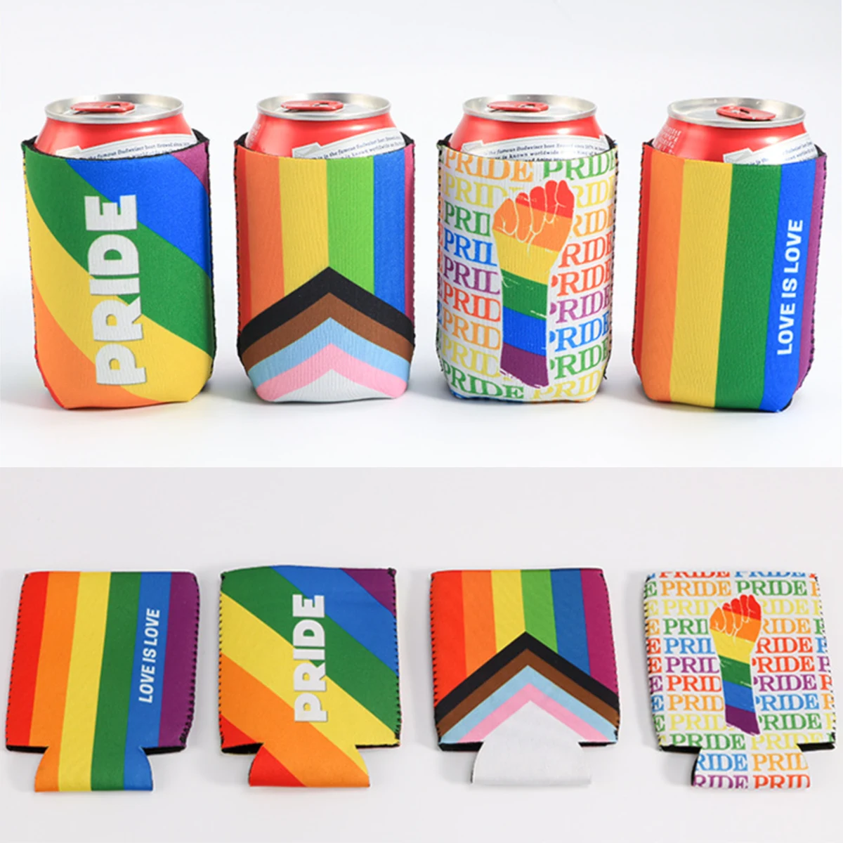 12OZ Neoprene Seltzer Collapsible Can Coolie (Full Imprint) 1