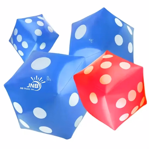 Exciting Large Inflatable Dice Game Props Custom