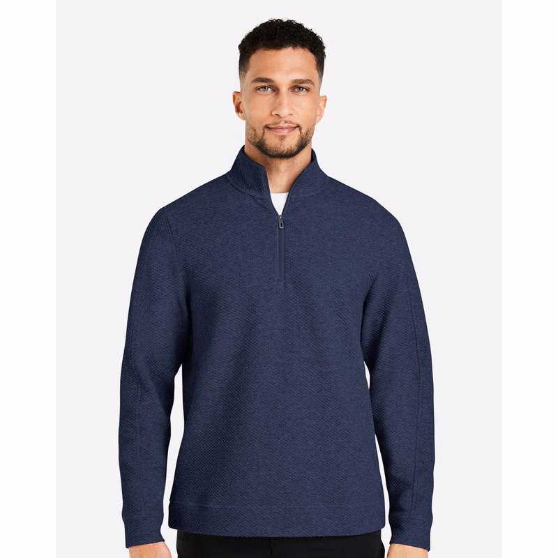 Men's Spirit Textured Quarter-Zip Pullover - NE725