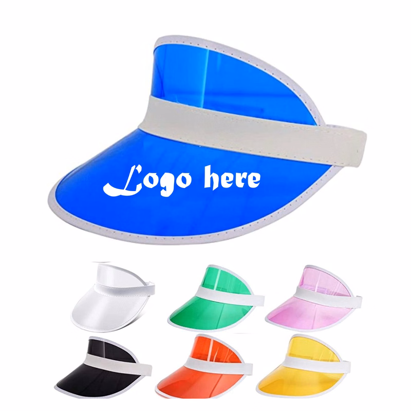 Clear UV Protection Sun Visor MOQ 100