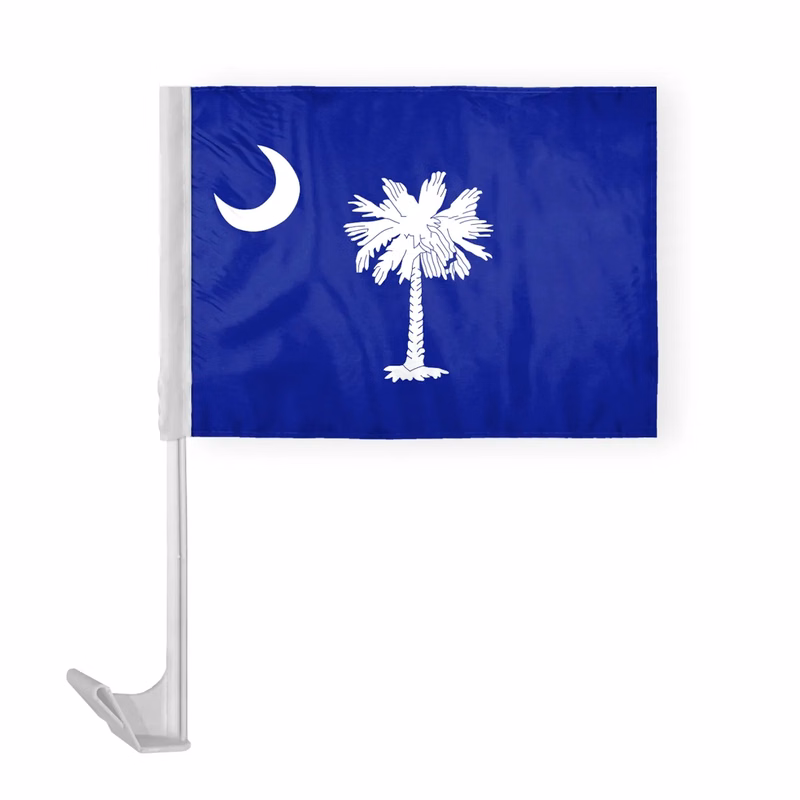 12"x16" & 10.5''x15'' South Carolina Car Flags