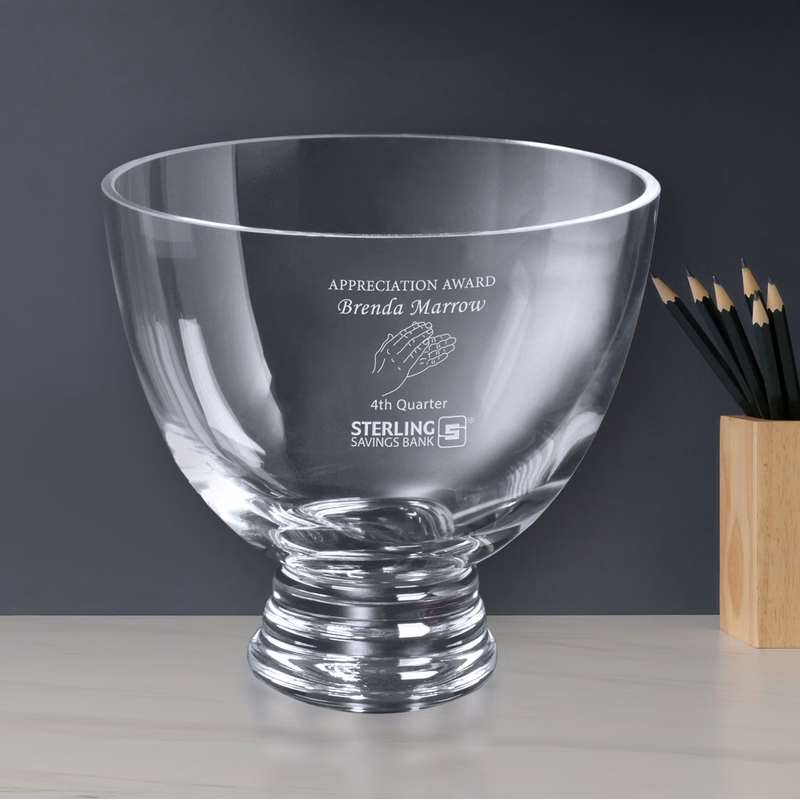 Clear Pedestal Bowl