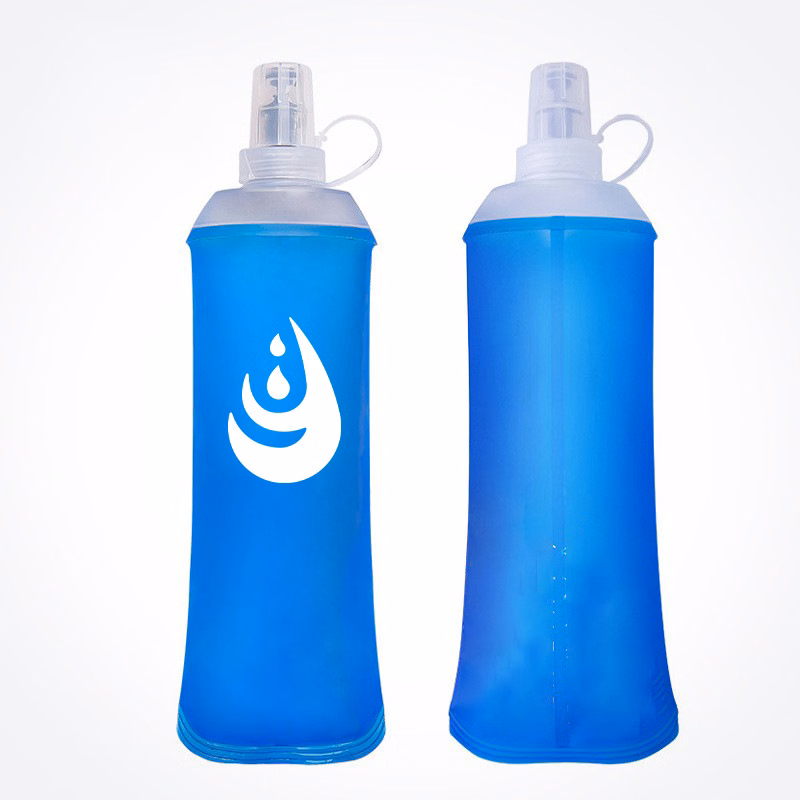 16OZ TPU Soft Collapsible Sports Folding Water Bottle