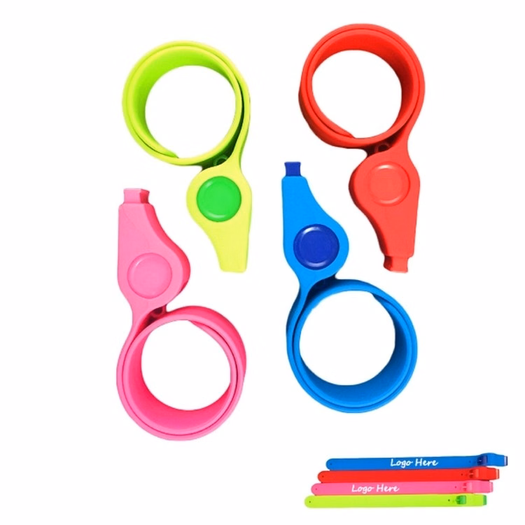 Silicone Slap Whistle Bracelet