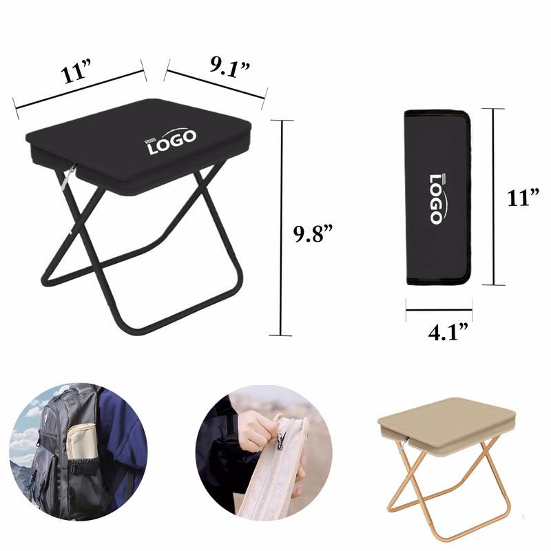 MOQ50 Portable Folding Stool for Camping and Fishing