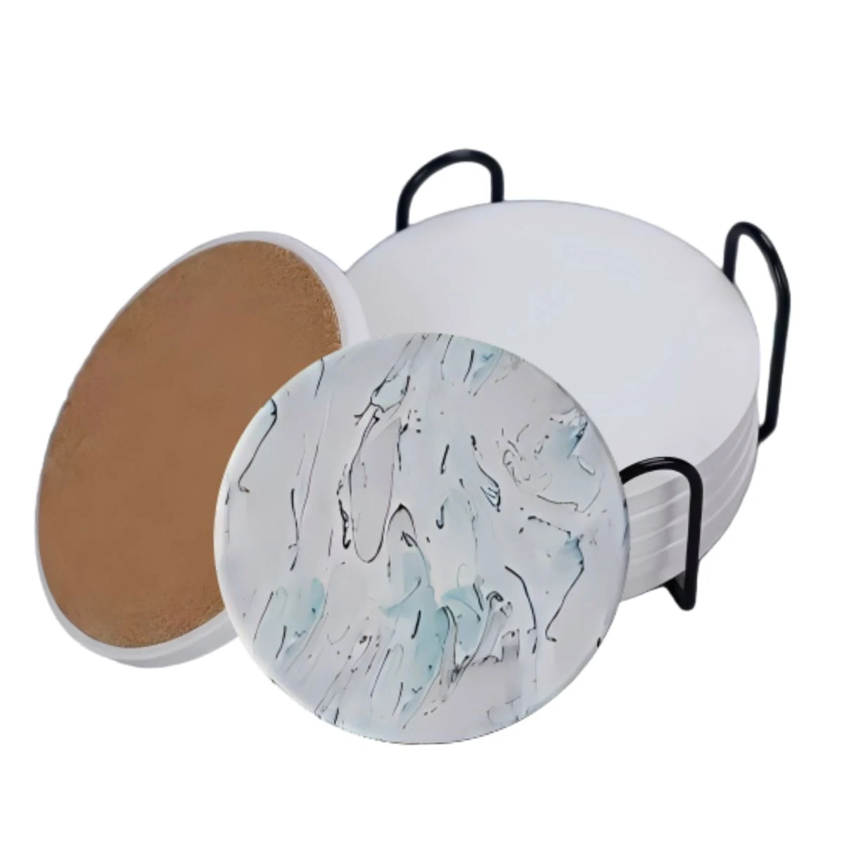 Plain Ceramic Decor Coaster 1