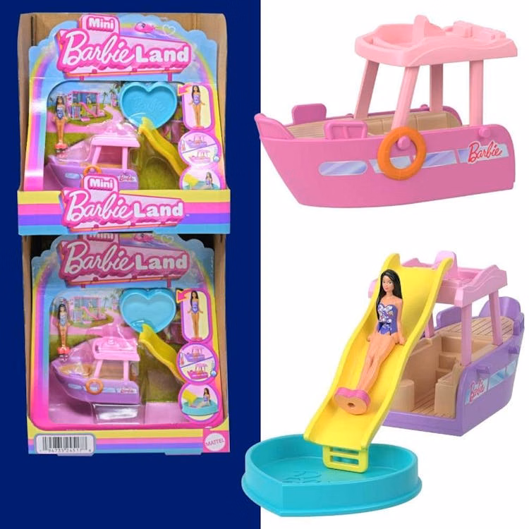 Mini BarbieLand Boat Playsets