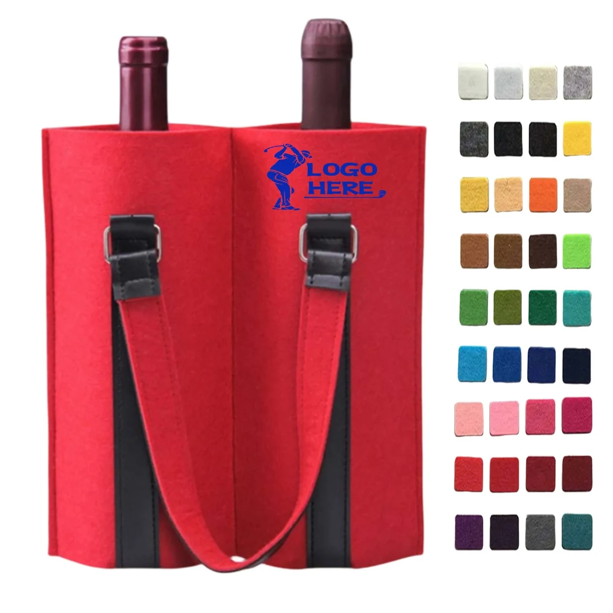 MOQ50 Wine Carrying Gift Case Tote Bag 1