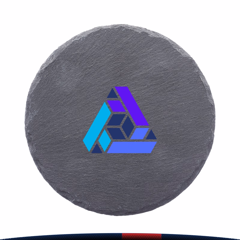 Pheus Round Slate Coasters