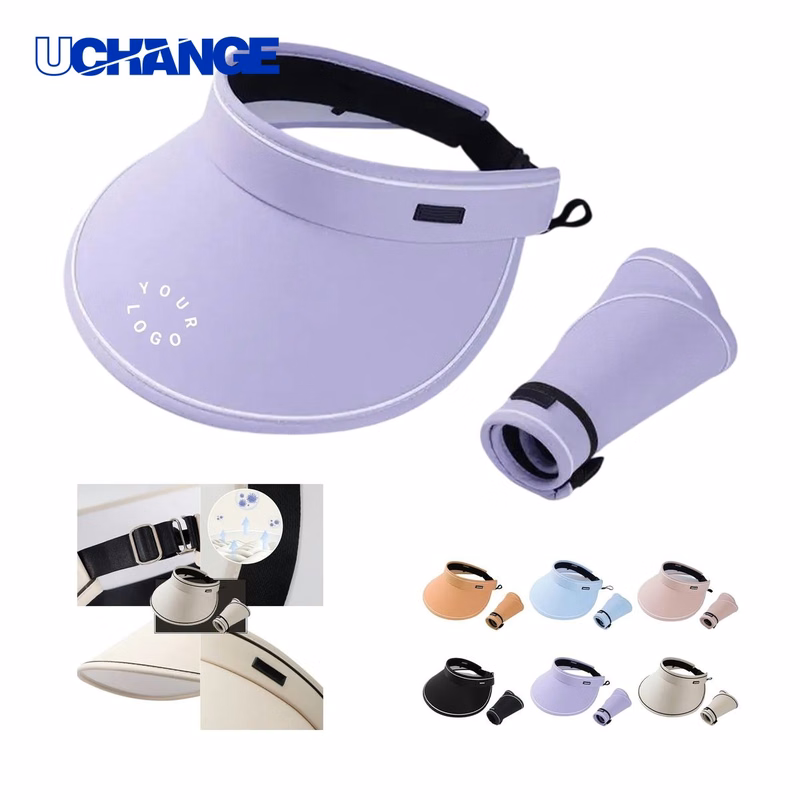 UPF50+ Visor Hat Headwear for Summer UV Protection