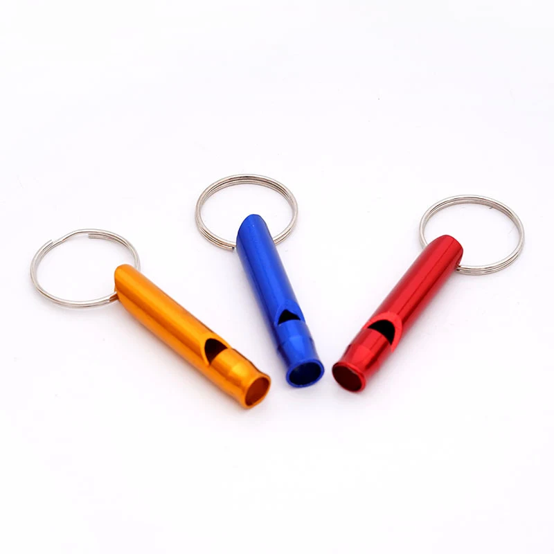Custom Aluminum Whistle Keychain 1