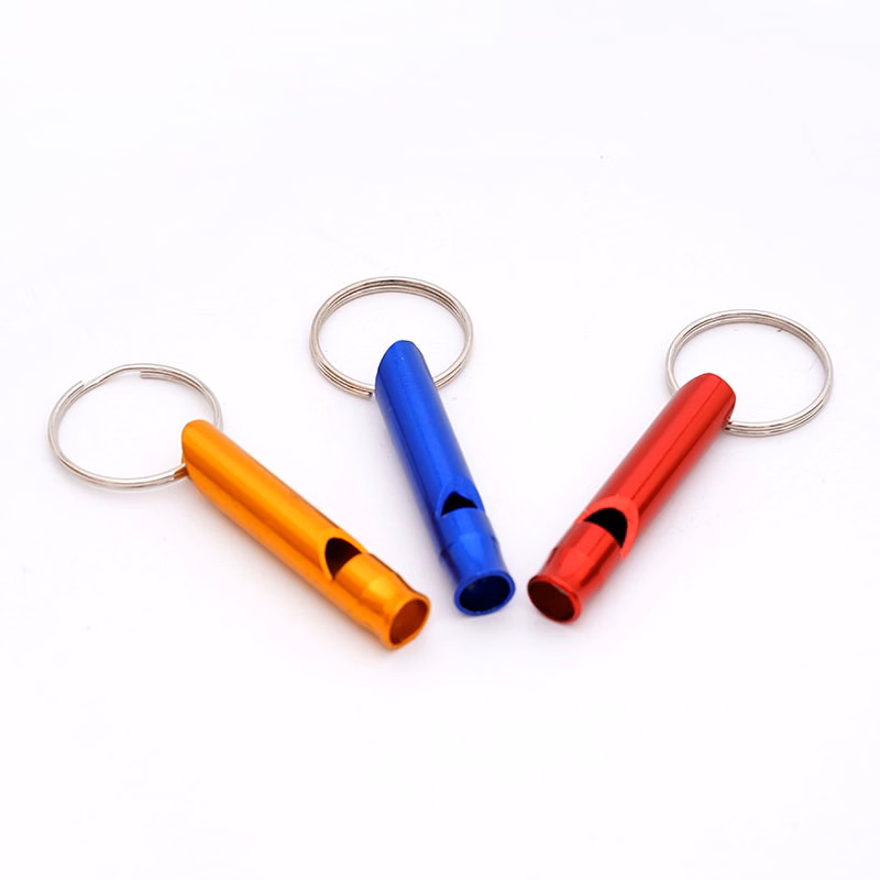 Custom Aluminum Whistle Keychain