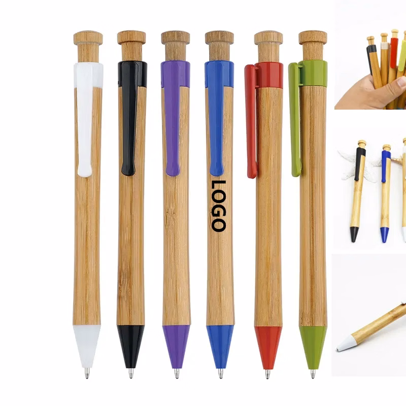 The Camden Bamboo Retractable Wheat Straw Eco-Pen