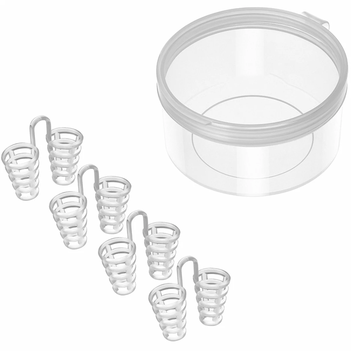 Anti-Snoring Nose Clip Set of 4 1