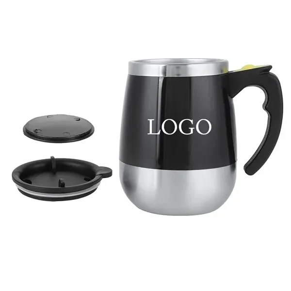 Self Stirring Mug for Commutes, Fitness and Travel 1