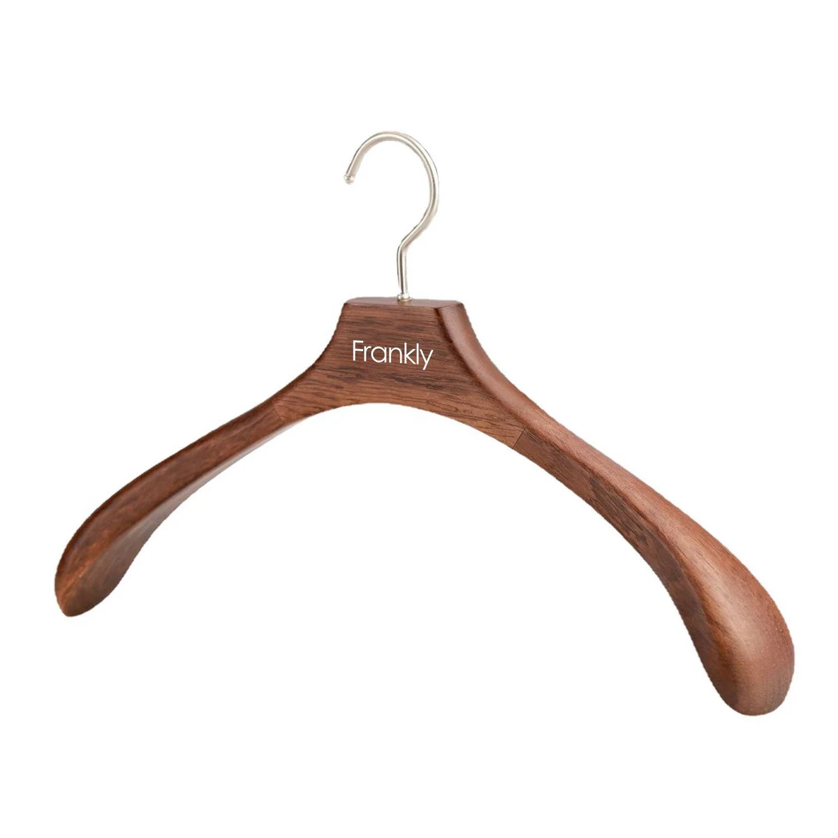 Custom Solid Wood Clothes Coat Hanger 1