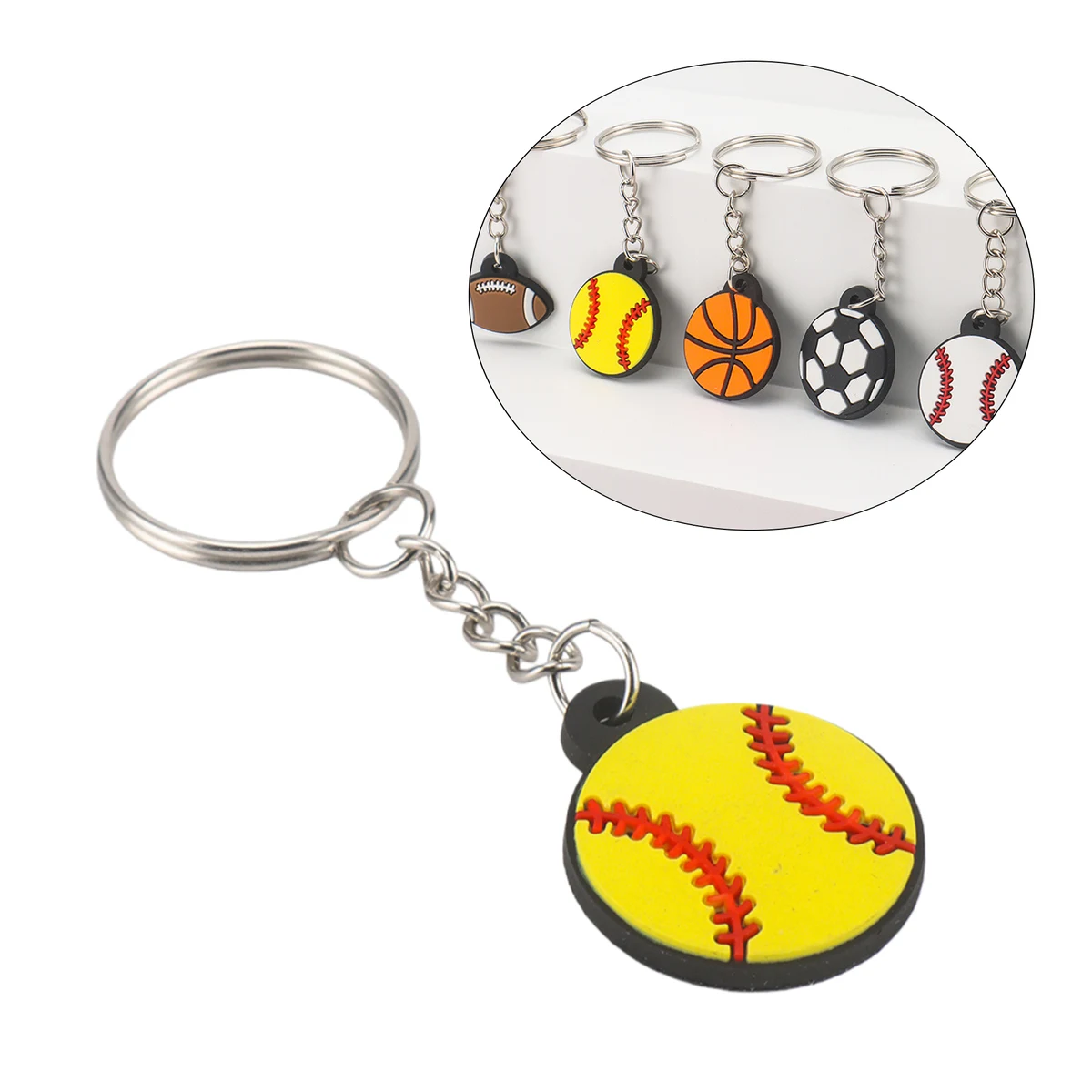 PVC Sports Keychain 1