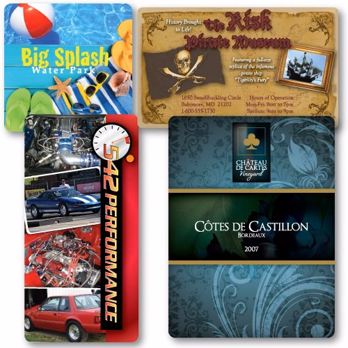 Full color process die cut label