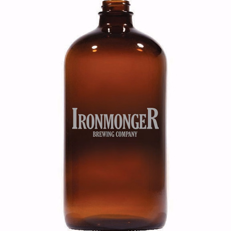 32 oz Growler, Amber Boston Round