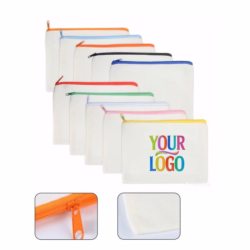 Full Color Cotton Canvas Pencil Pouch