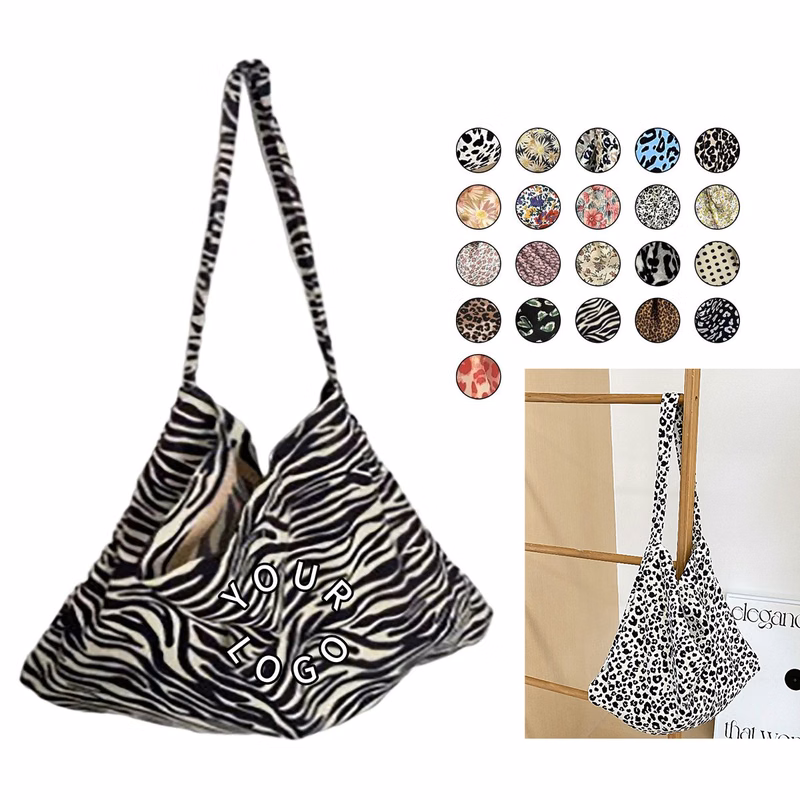 Foldable Canvas Tote with Shoulder Strap
