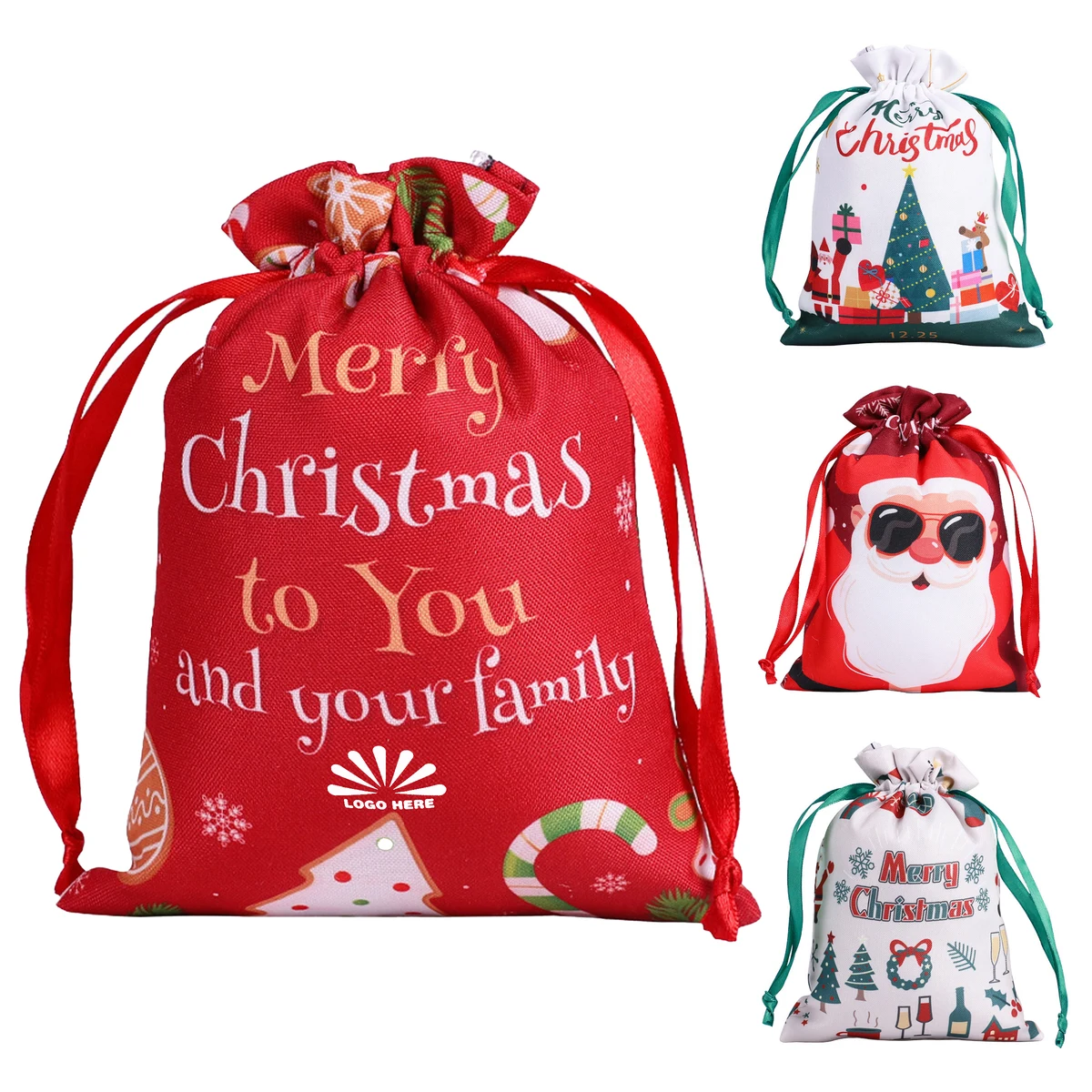 Customizable Christmas Gift Bags for Festive Gifting 1