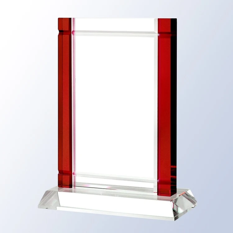 Red Deco Optical Crystal Award 1