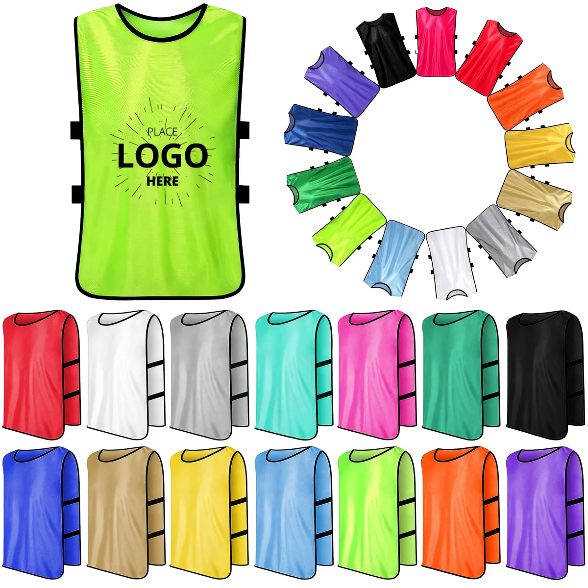 Polyester Sports Breathable Training Vest For Adult 1