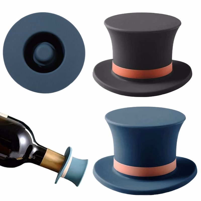 Silicone Magic Hat Wine Bottle Stopper