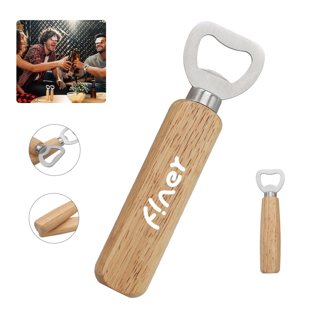 Wood Wine Bottle Opener-customization 1