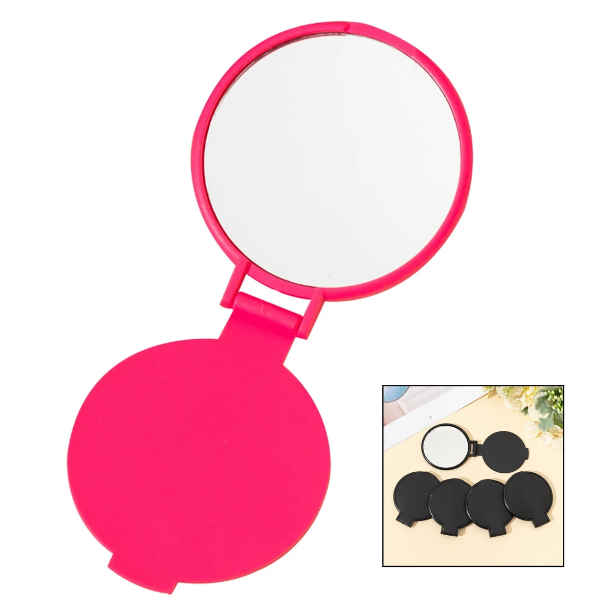 Round Folding Compact Mirror 1