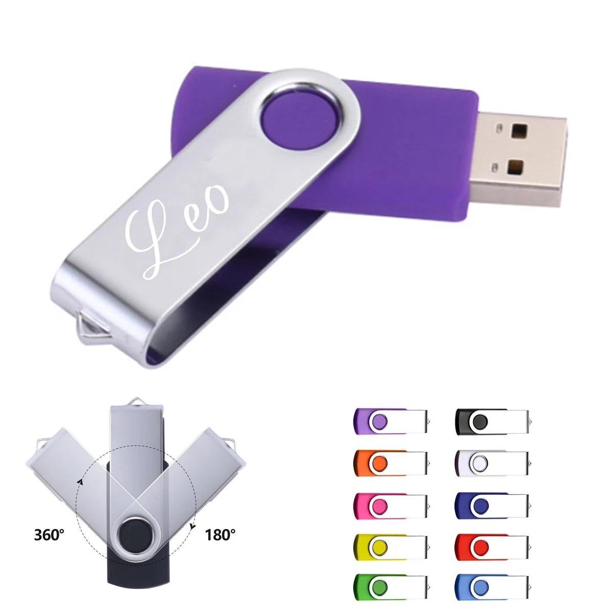 16 Gb Swivel Flash Drive 1