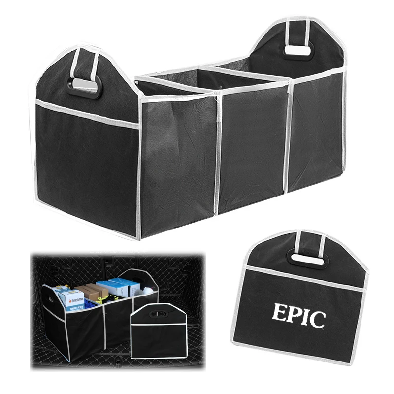Foldable Multipurpose Vehicle Backup Storage Box 1
