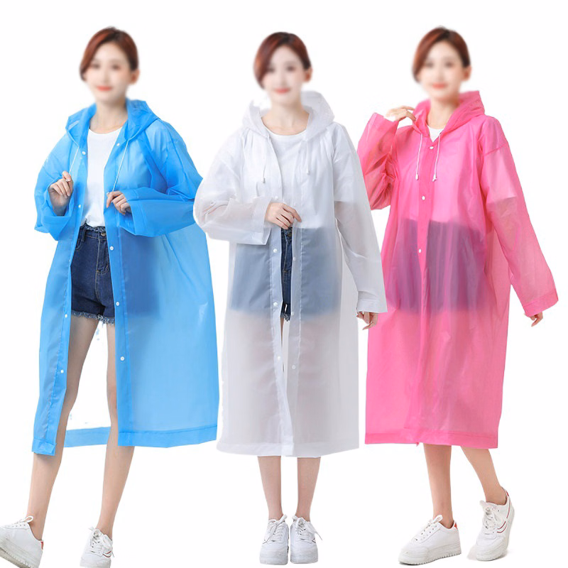 Non-disposable EVA Outdoor Raincoat