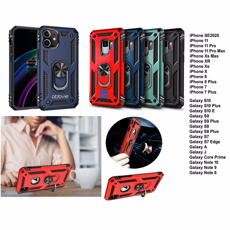 iBank ® Galaxy S26/S25 Plus Case with Metal Ring Holder Kickstand