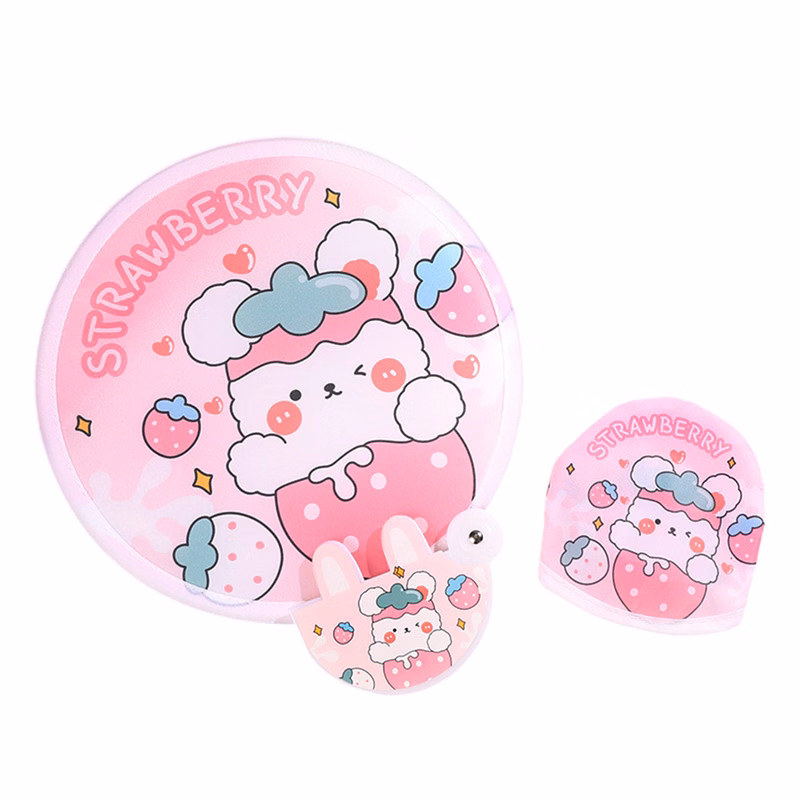 Gift Advertising Fan Plastic Handle Fan Customized Advertising hand held Fan Promotional