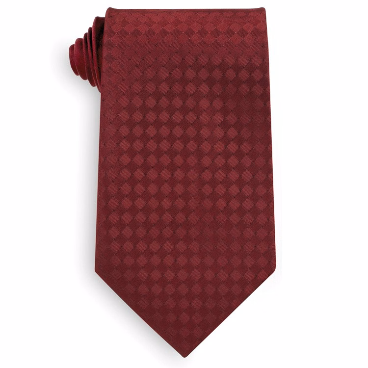 Maroon Beckett Tone on Tone Tie