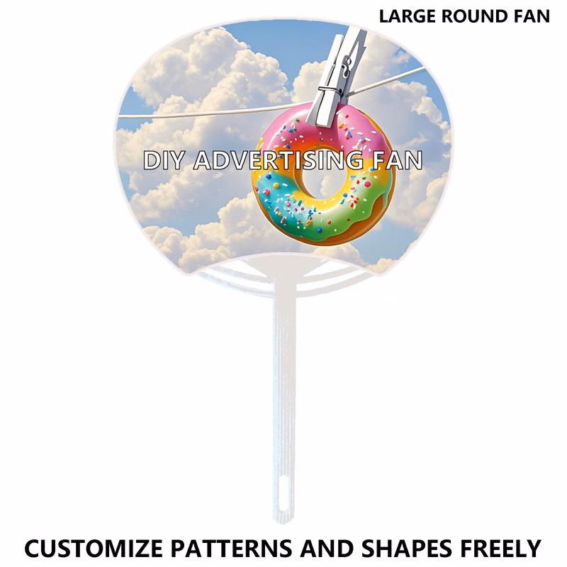 Custom Logo Advertising Hand Fans