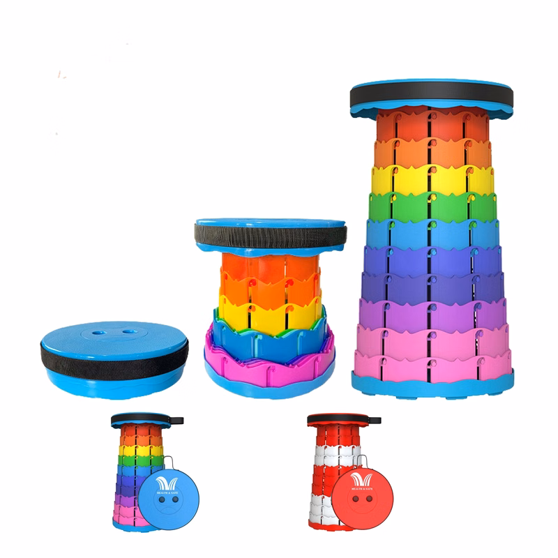 Upgraded Collapsible Retractable Folding Step Stool