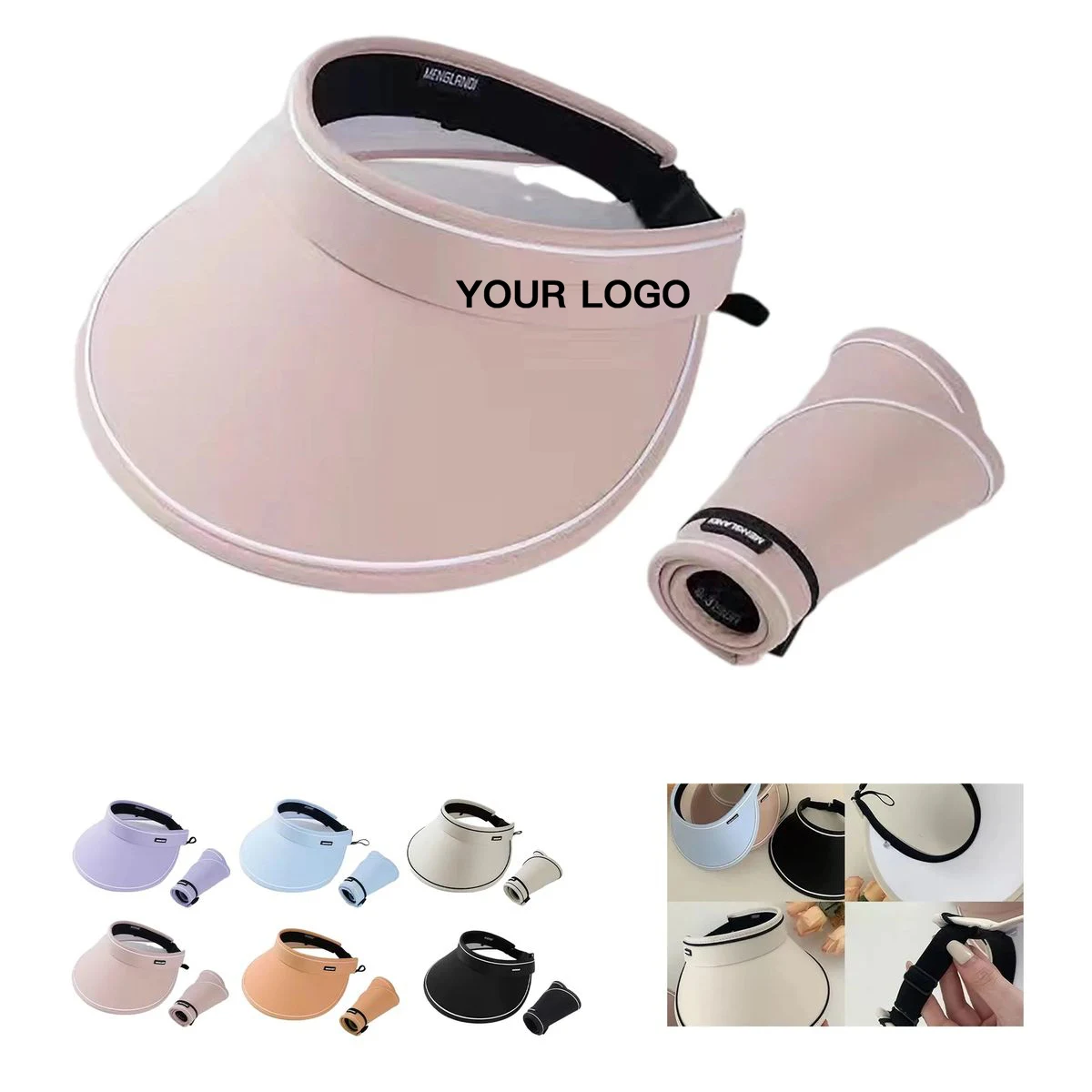 Ponytail Friendly Sun Visor Lightweight 1