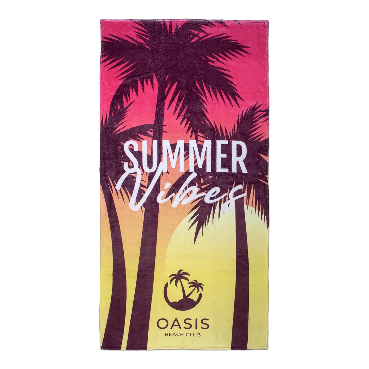 30" x 60" ProColor Luxe Poly Velour Beach Towel 1