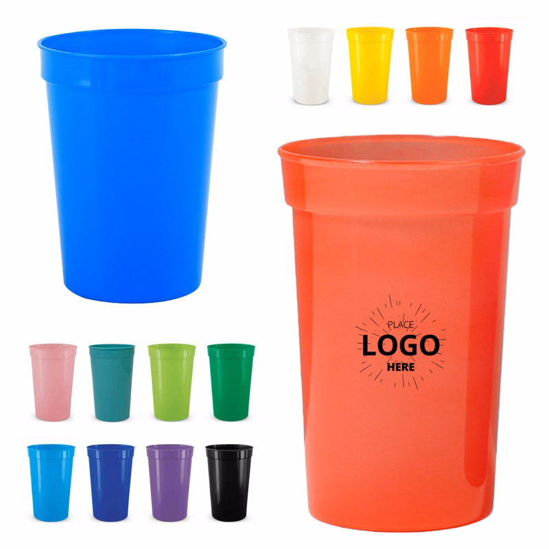 Reusable 20oz Plastic Stadium Cup