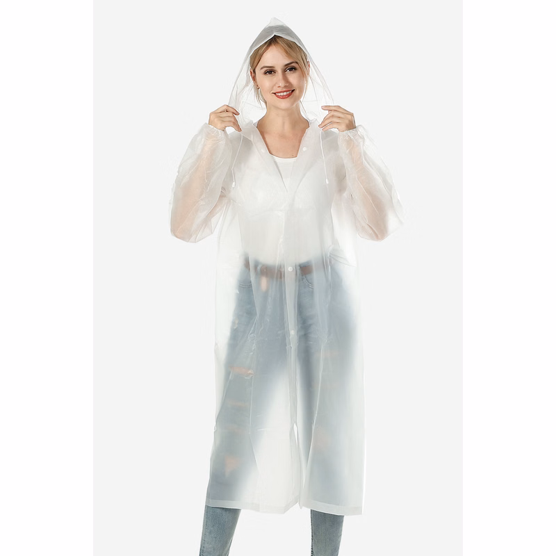 Disposable poncho with sleeves