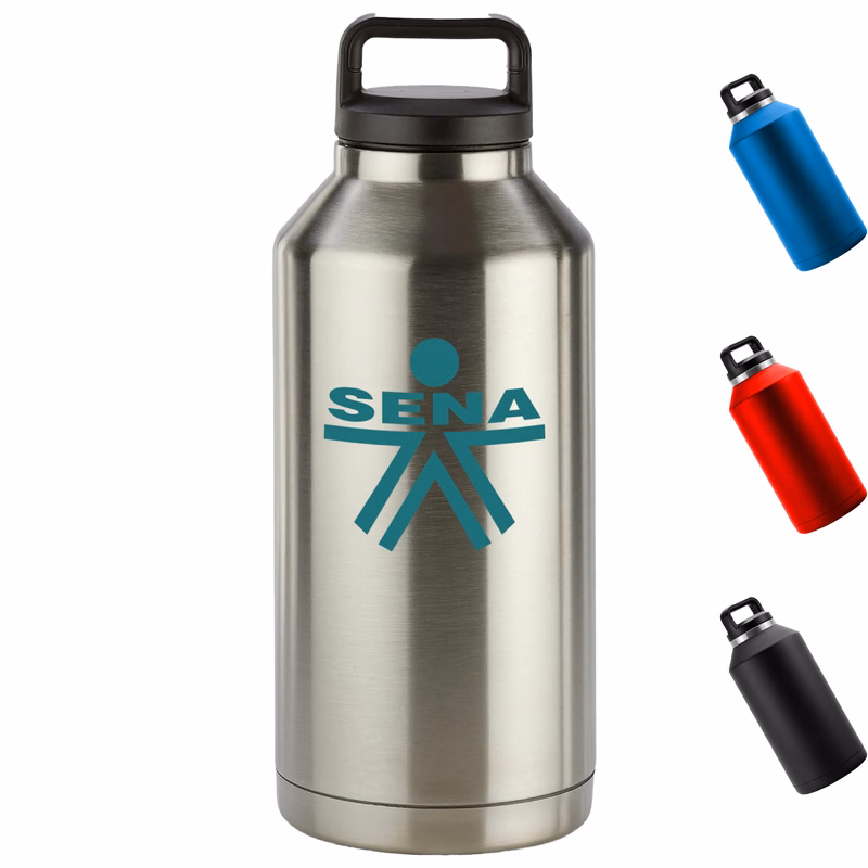 64-ounce Tumbler Made of Stainless Steel with Carrying Handle