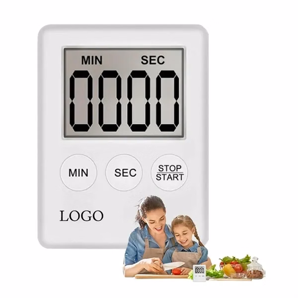 Custom Magnetic Kitchen Countdown Timer — Bold Display Office Desk Accessory