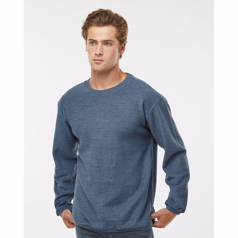 Unisex Corded Crewneck Sweatshirt - 19179